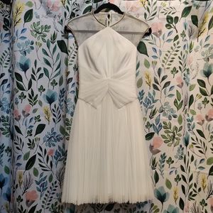 Ted Baker Trixxy Pleated Tulle Mesh Evening/Wedding Dress